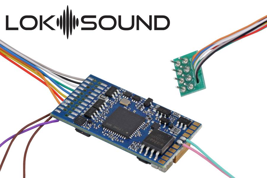 ESU 58410: LokSound 5 DCC Decoder 'blank' 8-pin NEM652