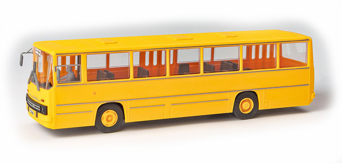 Brekina 66055: Сборный комплект: Икарус 260 темно-желтый TT 1:120