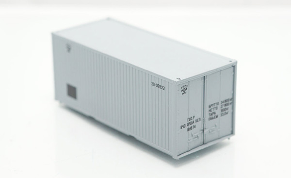 Bergs 051: Container 20' SZD gray