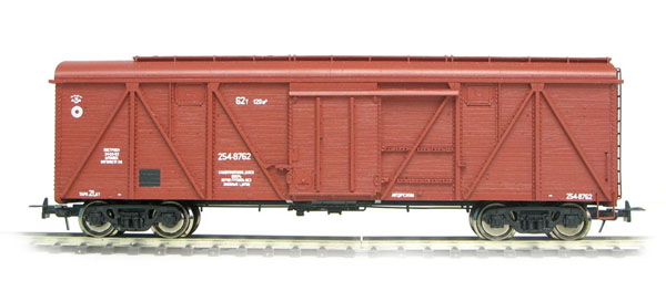 Bergs 0123: Деревянный крытый вагон тип 11-066 Нр 254-8762