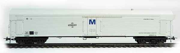 Bergs 0312: ЦМВ АРВ (Автономный рефрижераторный вагон) белый