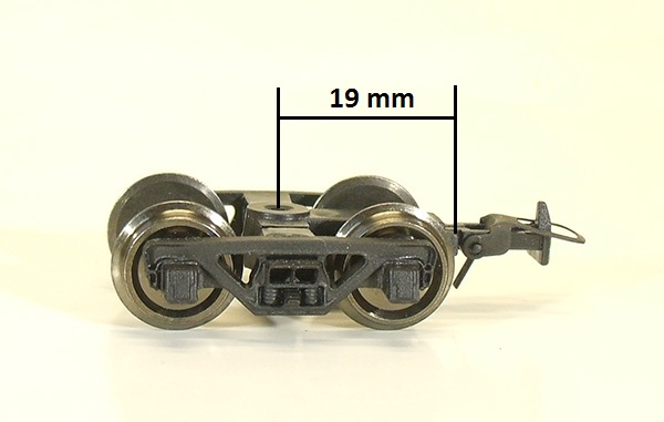 Bergs 05152: Bogie MT-50, 2 pcs, short