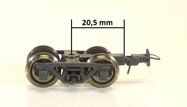 Bergs 05153: Bogie MT-50, 2 pcs, medium