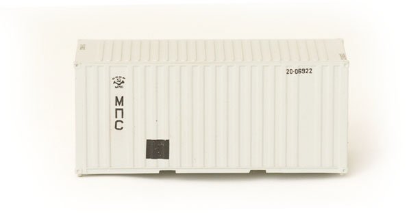 Bergs 054: Container 20' MPS white