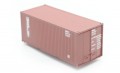 Bergs 055: Container 20' Morflot brown