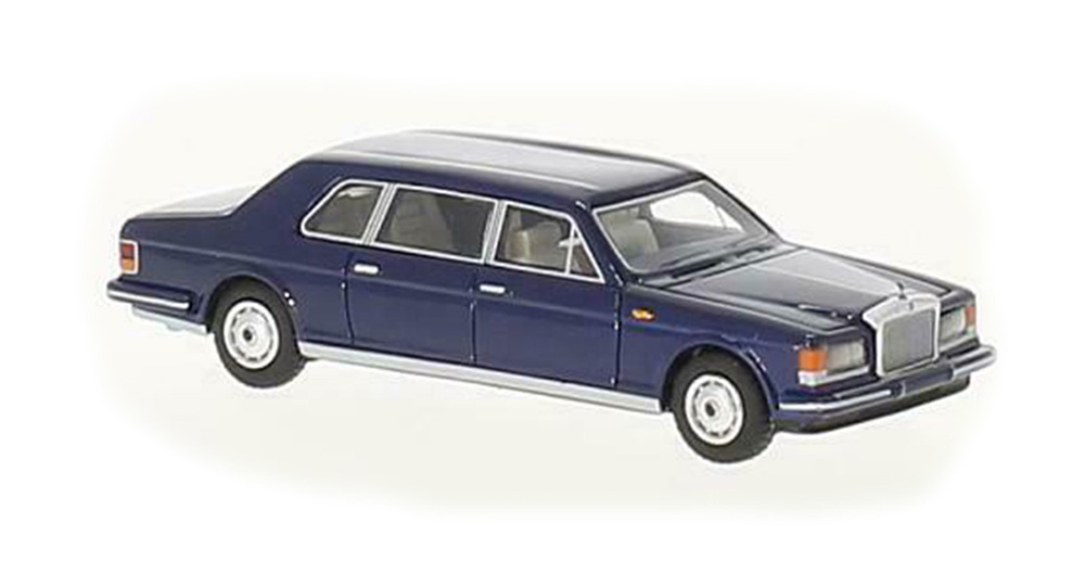 Brekina 87361: BOS: Rolls Royce Silver Spur II Touring Limousine sinine