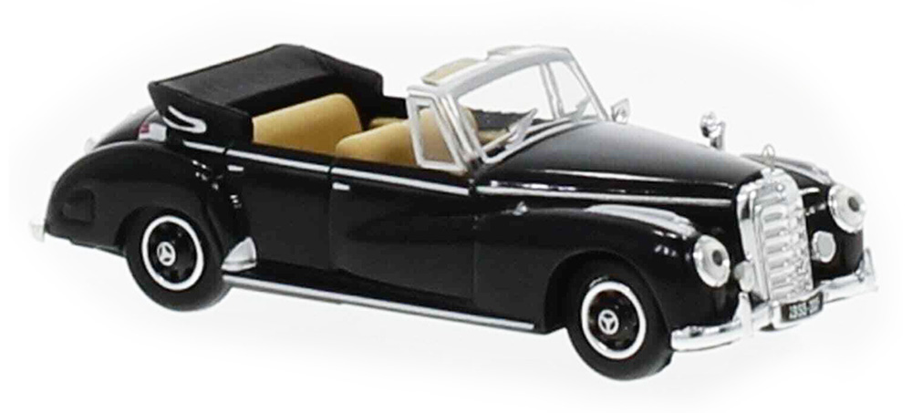 Brekina 38427: RICKO: Mercedes 300 C Cabrio черный