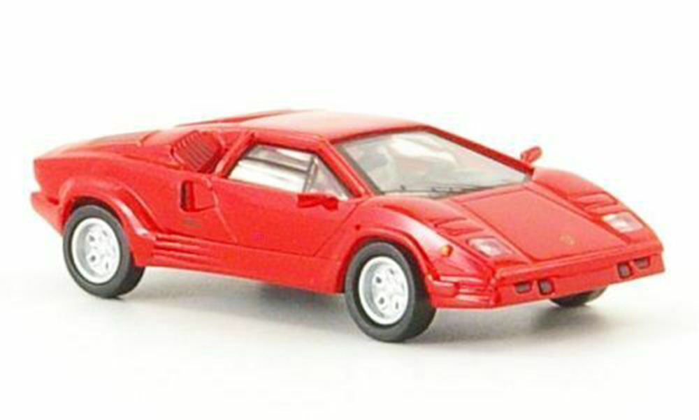 Brekina 38441: RICKO: Lamborghini Countach punane