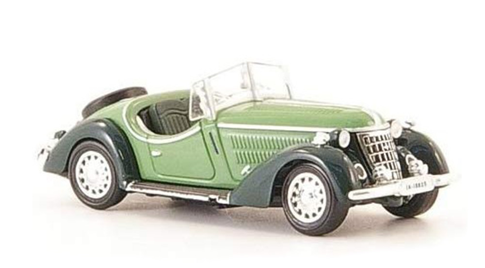 Brekina 38349: RICKO: Wanderer W25K Roadster, green