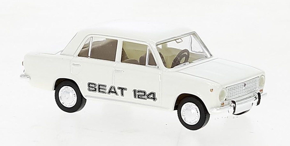 Brekina 22419: Seat 124 (Lada VAZ 2101) valge