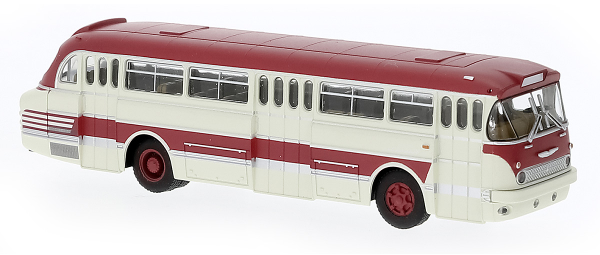 Brekina 59577: Ikarus 66 white-red
