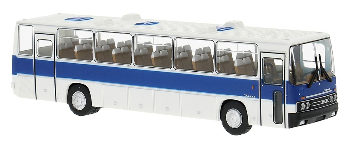 Brekina 59821: Ikarus 250 white-blue