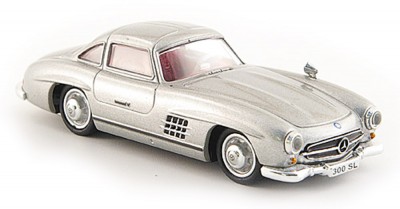 Brekina 38394: RICKO: Mercedes 300 Sl W198 grey metallic