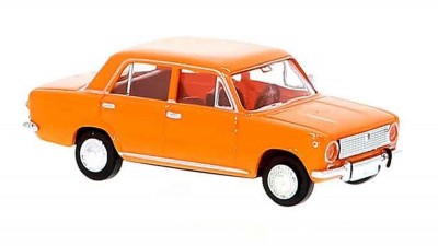 Brekina 22415: Fiat 124 (Lada VAZ 2101) apelsini