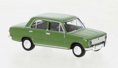 Brekina 22418: Fiat 124 (Lada VAZ 2101) roheline