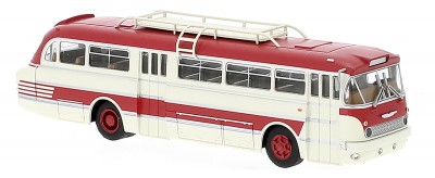 Brekina 59563: Ikarus 66 white-red