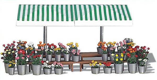 Busch 1072: Market Stand 'Flowers'