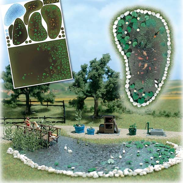 Busch 1210: Garden Pond Set