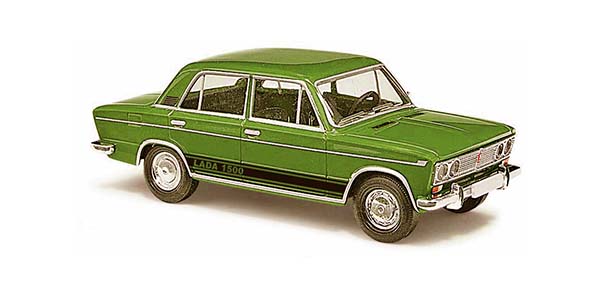 Busch 50511: Lada 2103 Limousine green