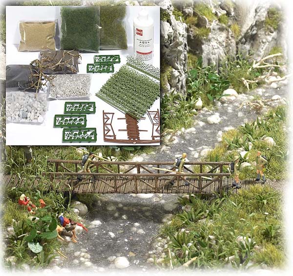 Busch 6046: Complete Water Set ' Water Formation'