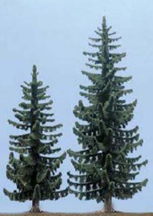 Busch 6131: Spruce Trees 55-60