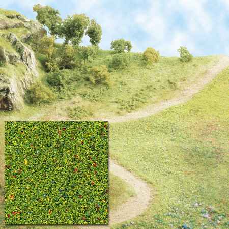 Busch 7300: Scatter material - flowering meadow