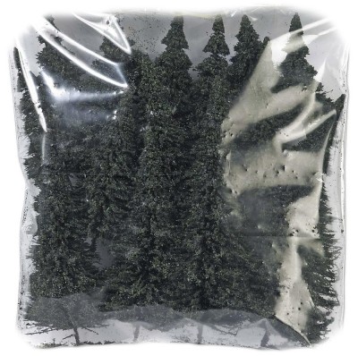 Busch 6470: Spruce Trees 15 pcs, 50-110