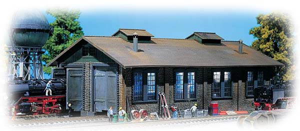 Faller 120165: Two-stall engine shed