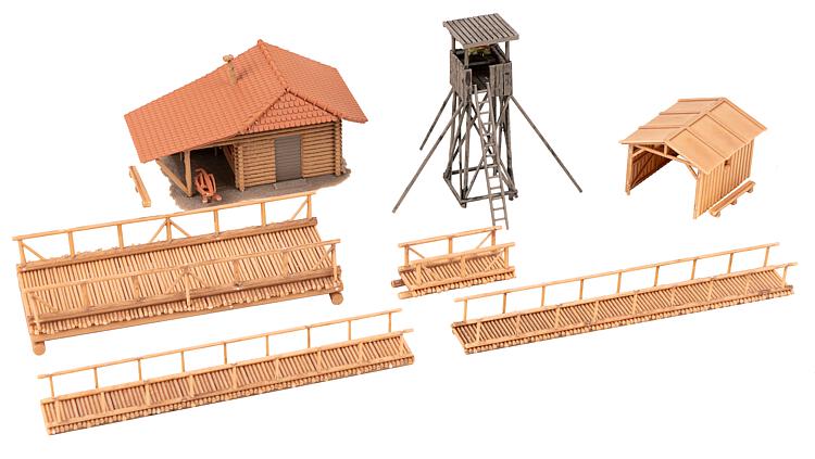 Faller 130637: Hunter hut with raised hide