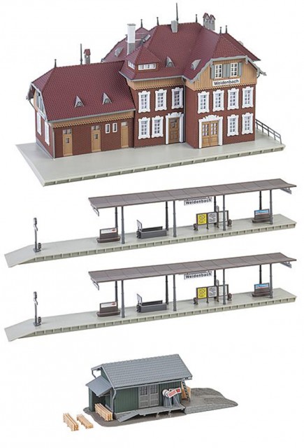 Faller 190288: Weidenbach Station set