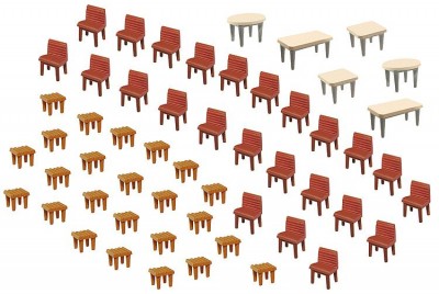 Faller 180438: 7 lauda ja 48 tooli