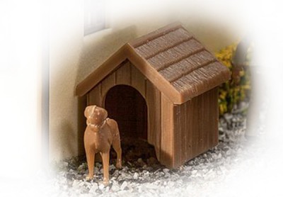 Faller 180939: Kennel with dog