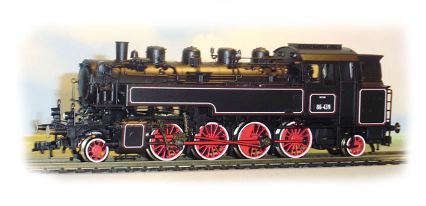 Fleischmann 408604a: Dampflokomotive 86-439