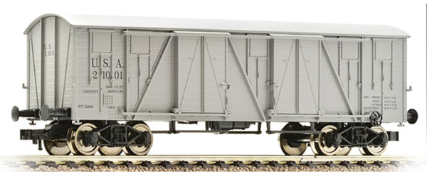 Fleischmann 573301: Крытый грузовой вагон американской конструкции