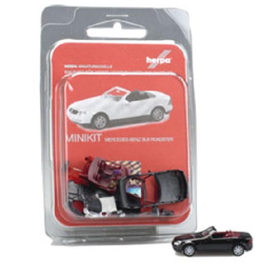 Herpa 012188-2: MB SLK Roadster blue