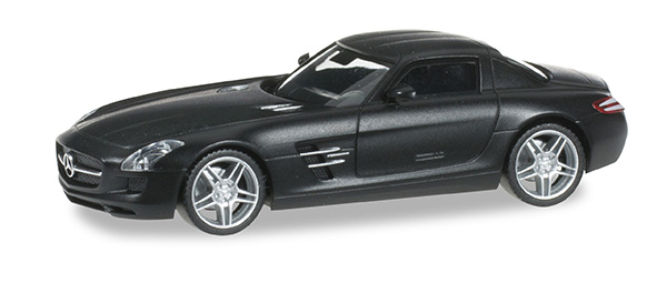 Herpa 024419-004: Mercedes-Benz SLS AMG матовый черный