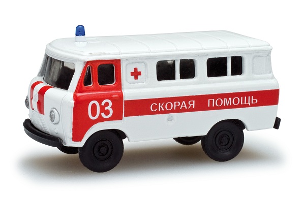 Herpa 743808: UAZ 452 Russian Medical