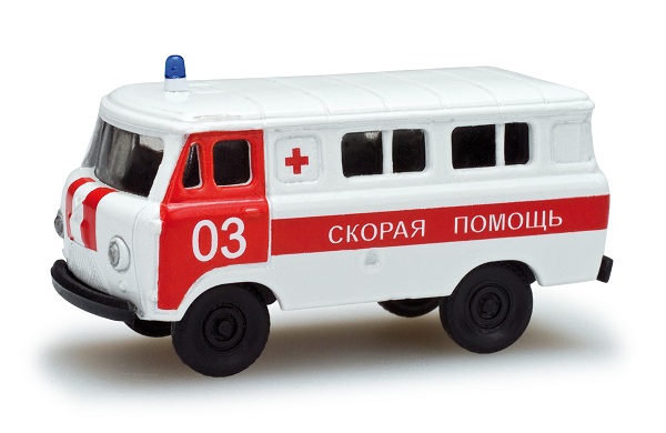 Herpa 743808: UAZ 452 Kiirabi