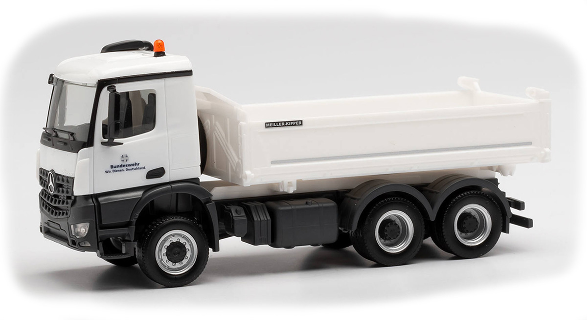 Herpa 746755: Mercedes-Benz Arocs S BW Fuhrpark Service dump truck