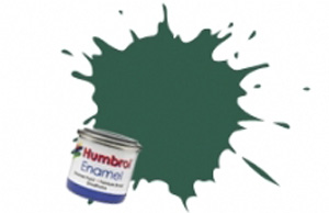 Humbrol 116: США Темнозеленая Матовая Эмаль, US Dark Green