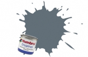 Humbrol 125: США Темносерая Полуматовая Эмаль, US Dark Grey