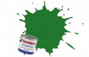 Humbrol 131: Среднезеленая Полуматовая Эмаль, Mid Green