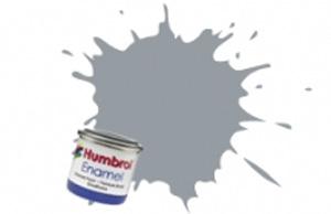 Humbrol 165: Морская Среднесерая Полуматовая Эмаль, Medium Sea Grey