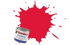 Humbrol 19: Яркокрасная Глянцевая Эмаль, Bright Red