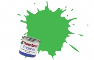 Humbrol 208: Fluorescent Signal Green Gloss Enamel