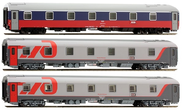 LS Models 48029: Passenger cars Set RZD