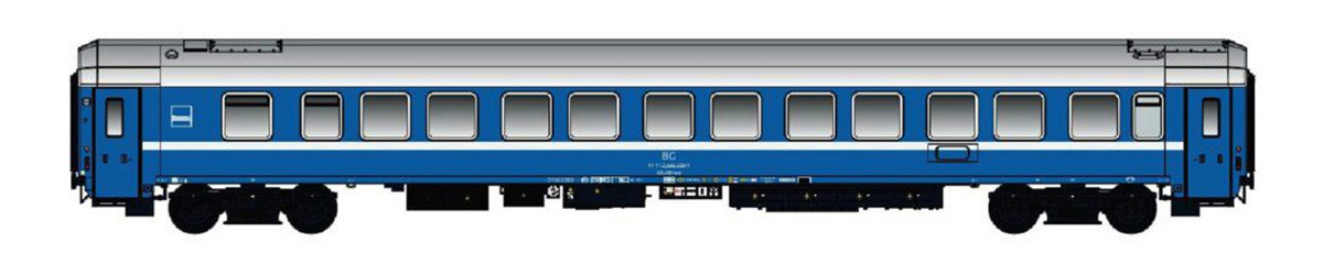 LS Models 48205: Пассажирский вагон WLABmee БЧ