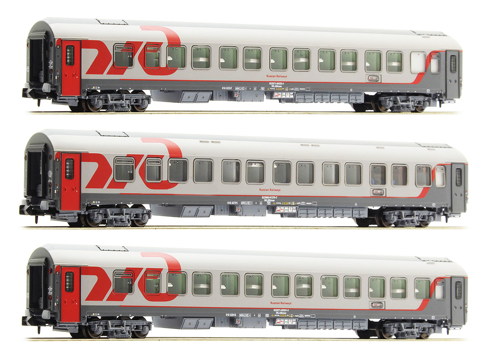 LS Models 78028: Reisivagunid Komplekt RZD Berlin-Moskau