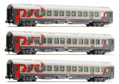 LS Models 78024: Passenger cars Set RZD Moskau-Berlin-Paris