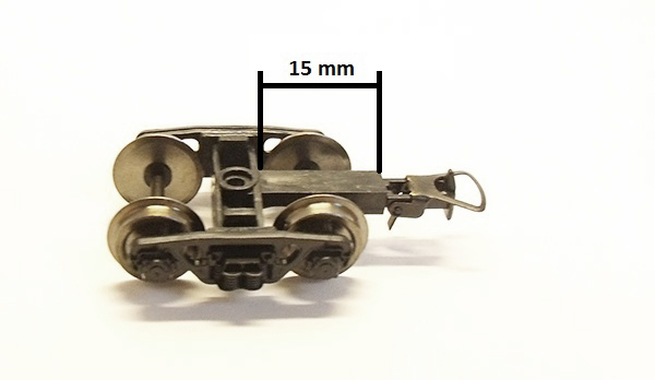 Miniaturmodelle 20015: Тележки ЦНИИ-Х3, 2 шт, короткая